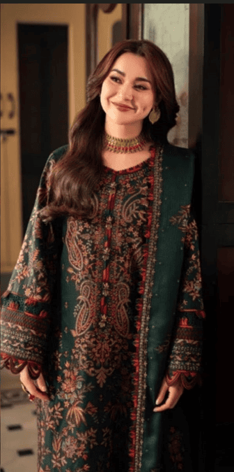 3-Pieces Unstitched Fully Embroidered Dhanak Suit AJ-2915