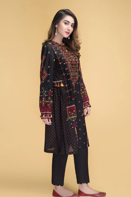 2 Piece - Fully Embroided Lawn Suit KS-770 - Image 2